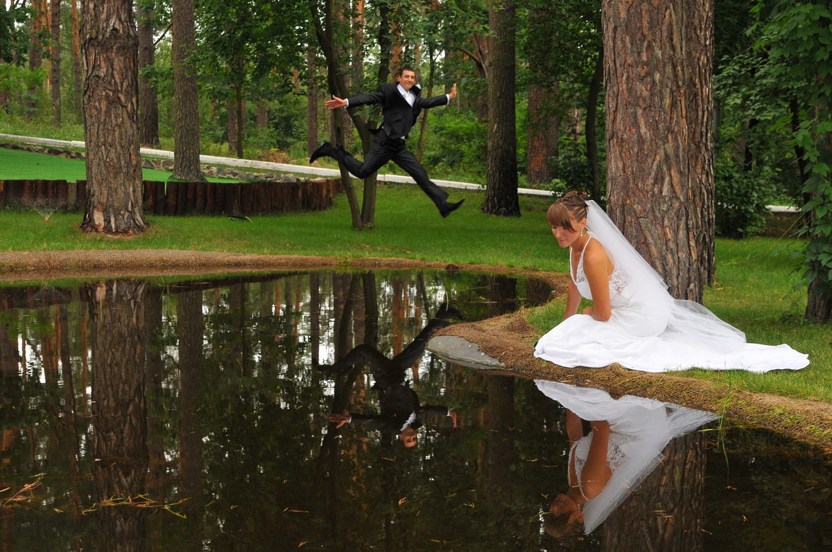 Идеи для свадебной фотосессии в парке